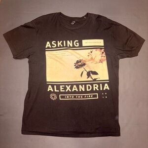 Black Asking Alexandria Graphic T-Shirt
